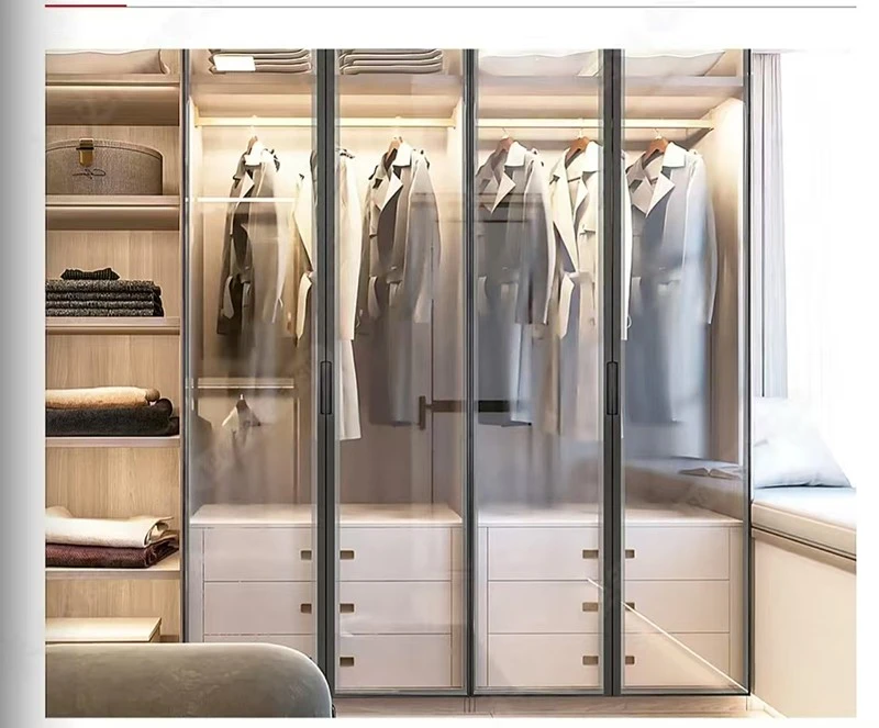 Glass Door For Walk in Closet factory